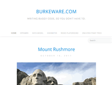 Tablet Screenshot of blog.burkeware.com